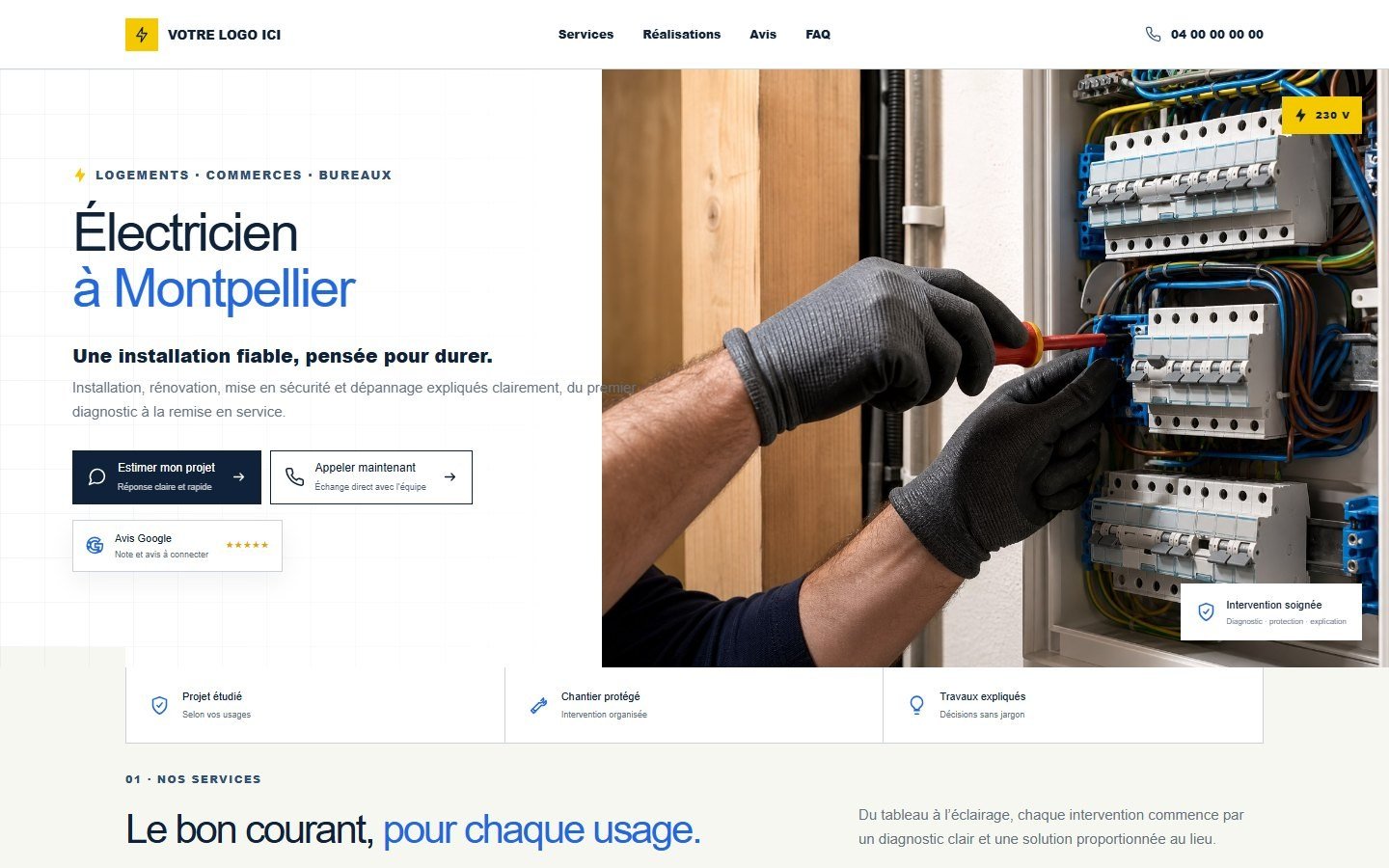 Site Ligne & Courant