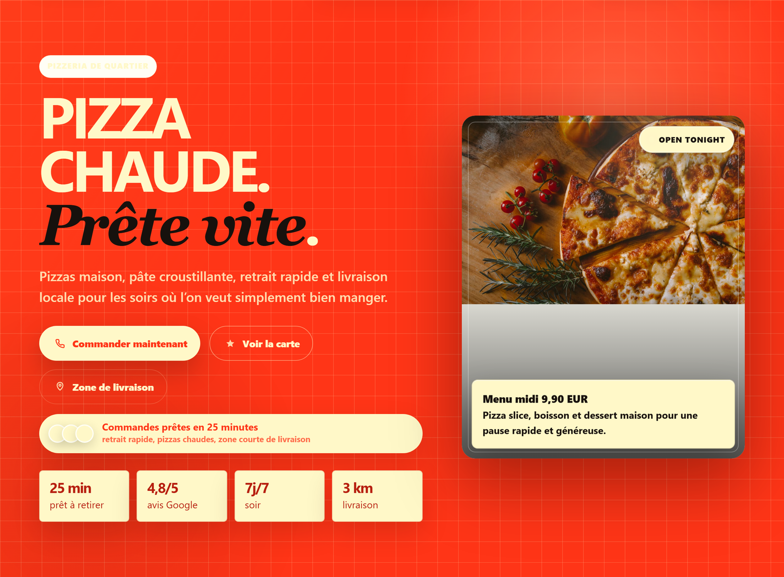 Proposition landing Pizza Point