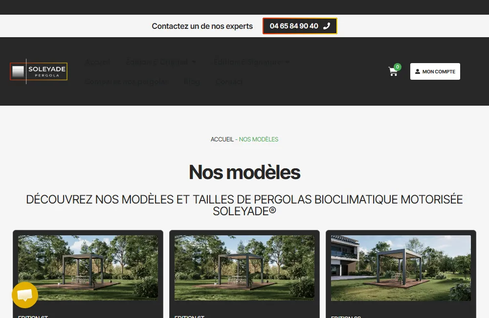 Boutique de Soleyade Pergola