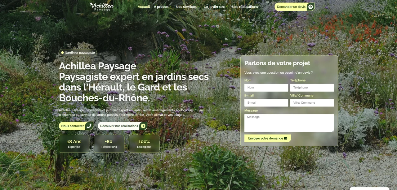 Après : Achillea Paysage