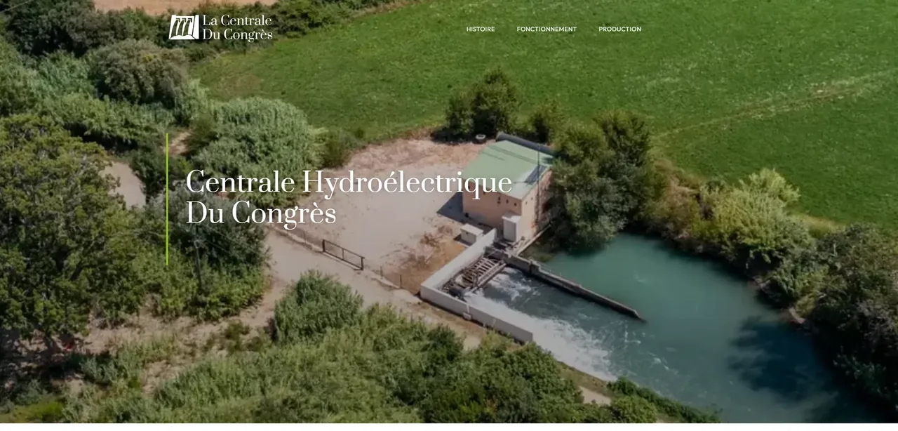 Aperçu du site Centrale Hydroélectrique
