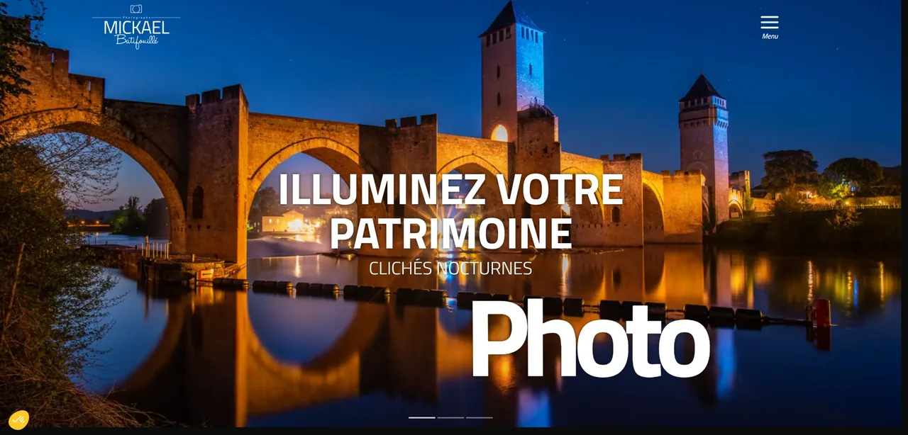 Aperçu du site Mickaël Batifouille